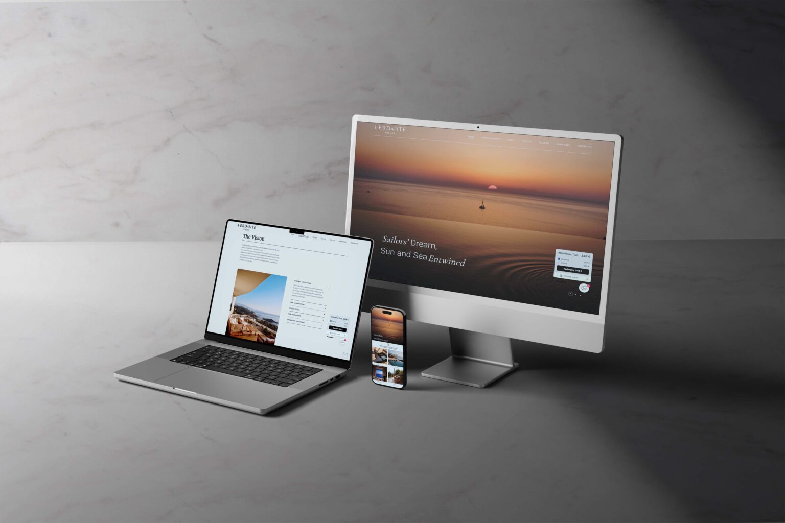 Verdante Villas - Πλατφόρμα κρατήσεων με user-friendly σχεδιασμό