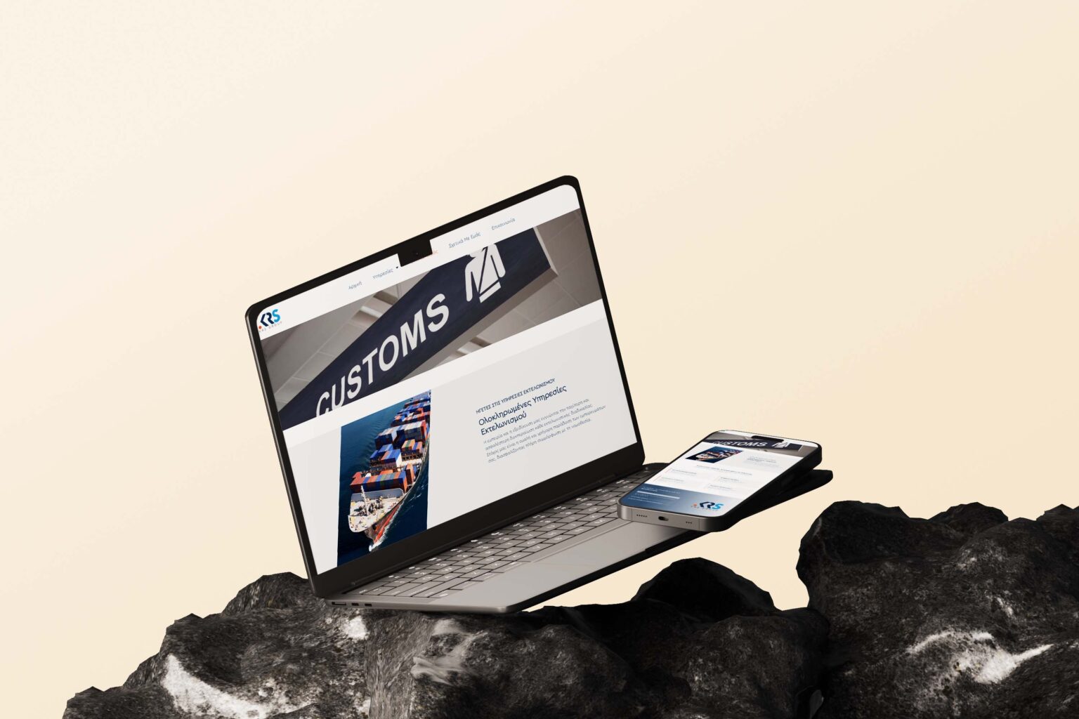 KRS Group - Σύγχρονο website για logistics, εκτελωνισμό & μεταφορές